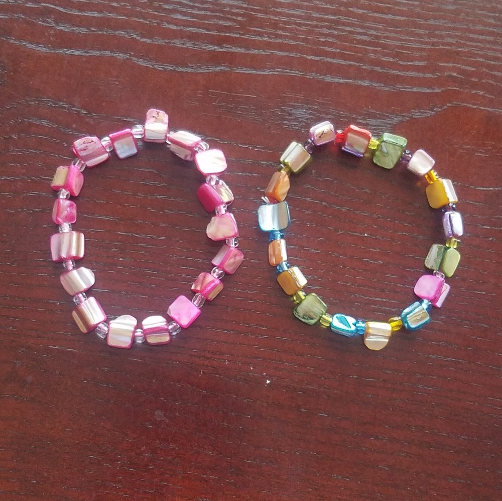 Pink Beaded Bracelet